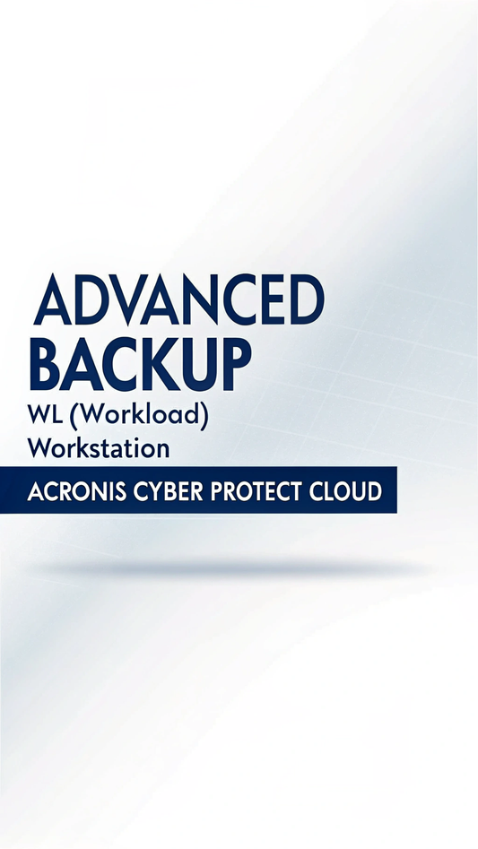 Advanced Backup - WL - Workstation - Acronis Cyber Protect Cloud