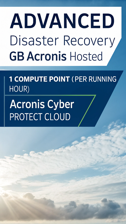 Advanced Disaster Recovery - GB - Acronis Hosted - 1 compute point (per running hour) - Acronis Cyber Protect Cloud