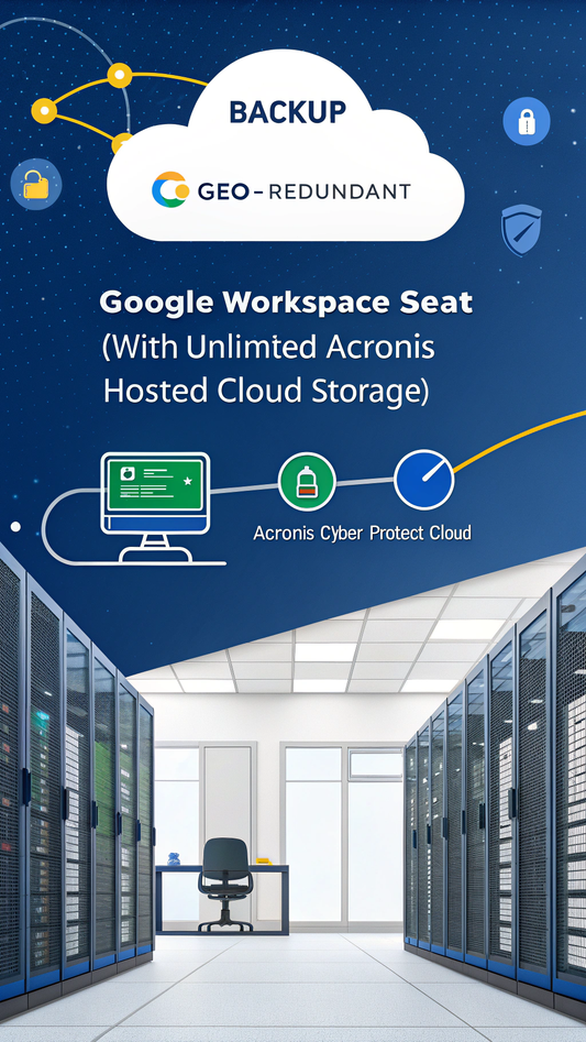 Backup - Geo-redundant - WL - Google Workspace seat (with unlimited Acronis Hosted Cloud storage*) - G1 - Acronis Cyber Protect Cloud